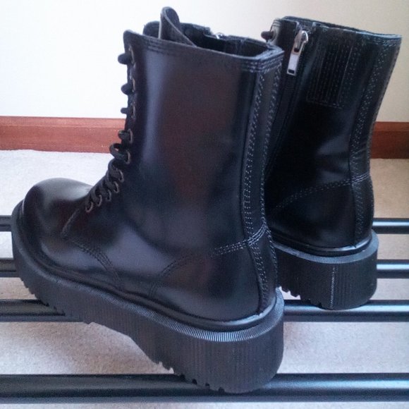 JEFFREY CAMPBELL Women Platform Combat Boots NWOB - Picture 3 of 8